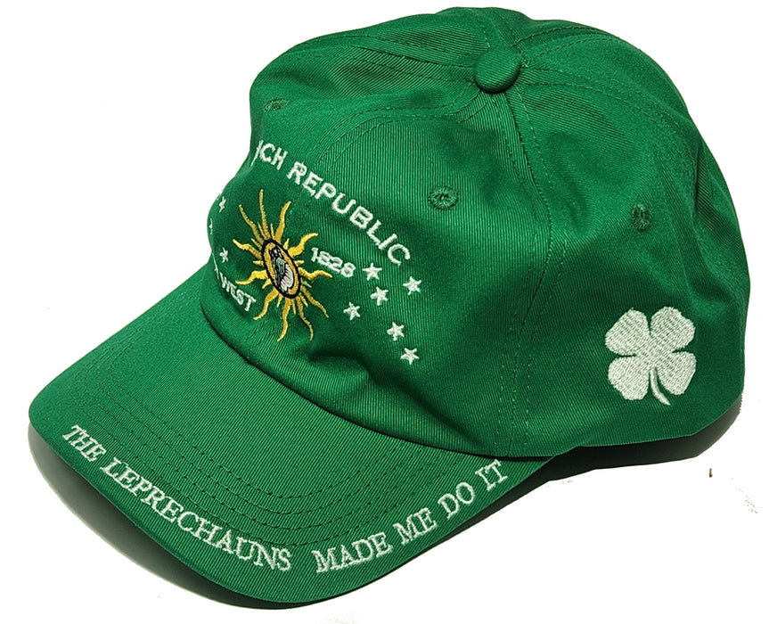 St. Patrick's Day Limited-Edition Conch Republic Key West Baseball Caps - "The Leprechauns Made Me Do It" Conch Republic Hats