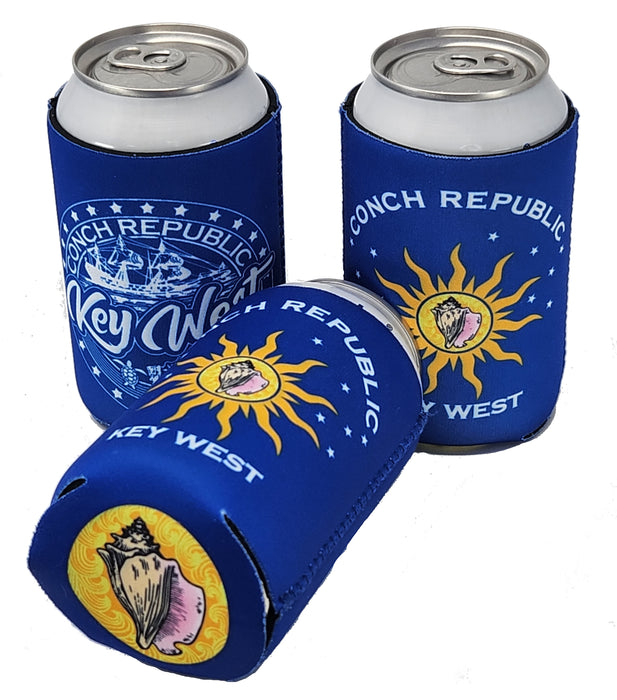 Combination Packages of Conch Republic of Key West and the Florida Keys Insulated Can Huggers Drink Coolers Bottle Jackets