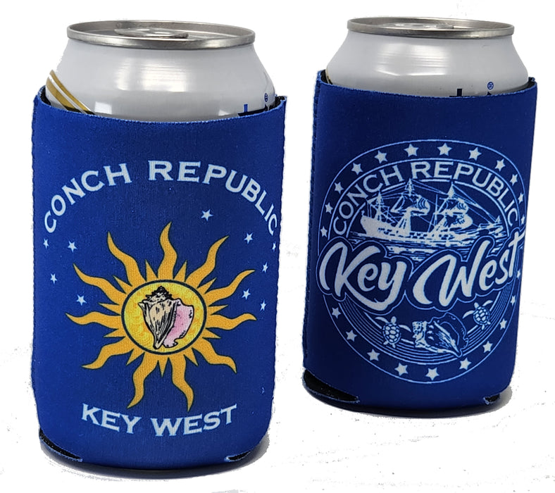 Combination Packages of Conch Republic of Key West and the Florida Keys Insulated Can Huggers Drink Coolers Bottle Jackets