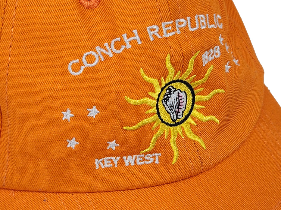 Conch Republic Key West Cap Hat - We Seceded Where Others Failed Embroidered Hat