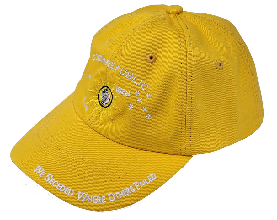 Conch Republic Key West Cap Hat - We Seceded Where Others Failed Embroidered Hat