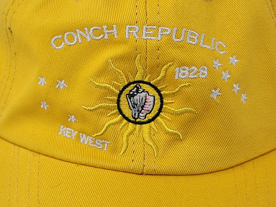 Conch Republic Key West Cap Hat - We Seceded Where Others Failed Embroidered Hat