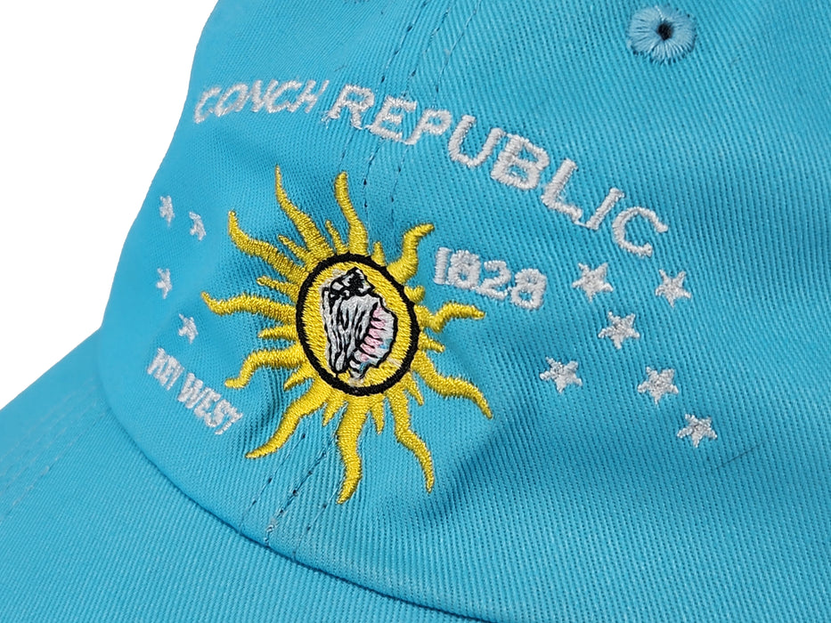 Conch Republic Key West Cap Hat - We Seceded Where Others Failed Embroidered Hat