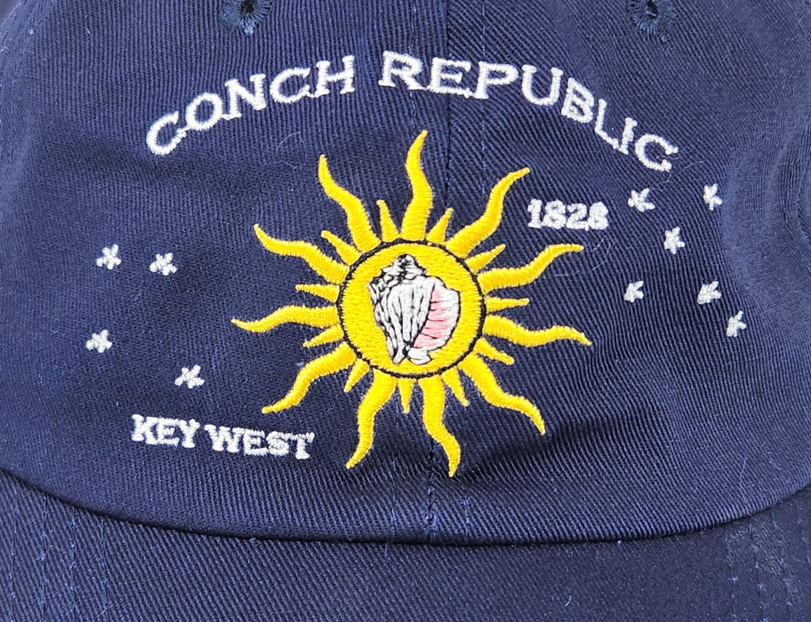 Conch Republic Key West Cap Hat - We Seceded Where Others Failed Embroidered Hat