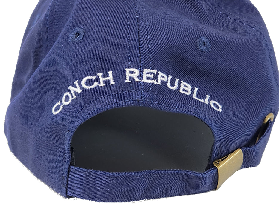 Conch Republic Key West Cap Hat - We Seceded Where Others Failed Embroidered Hat