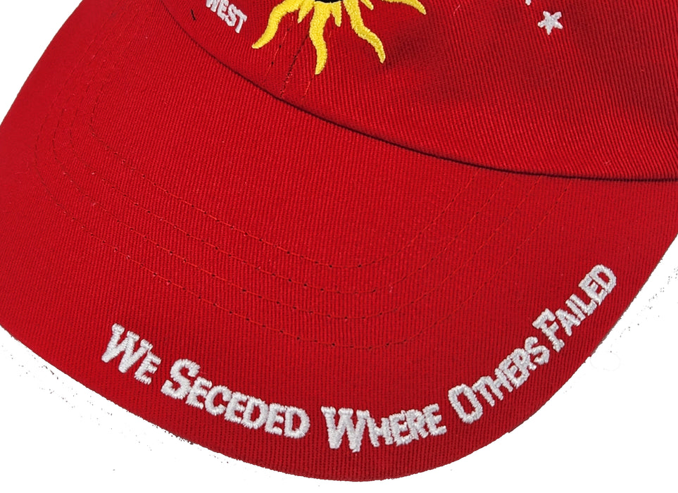 Conch Republic Key West Cap Hat - We Seceded Where Others Failed Embroidered Hat