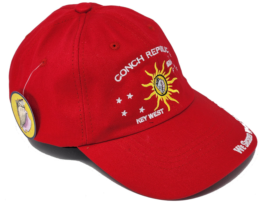 Conch Republic Key West Cap Hat - We Seceded Where Others Failed Embroidered Hat