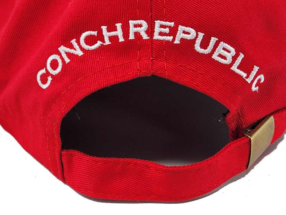 Conch Republic Key West Cap Hat - We Seceded Where Others Failed Embroidered Hat