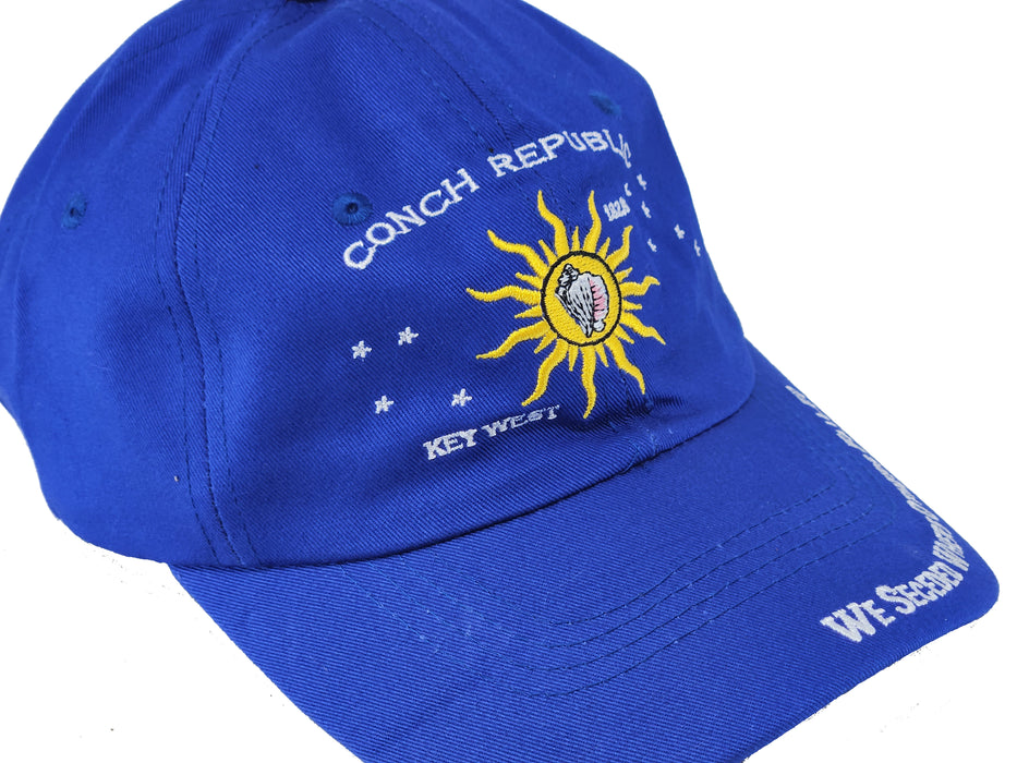 Conch Republic Key West Cap Hat - We Seceded Where Others Failed Embroidered Hat