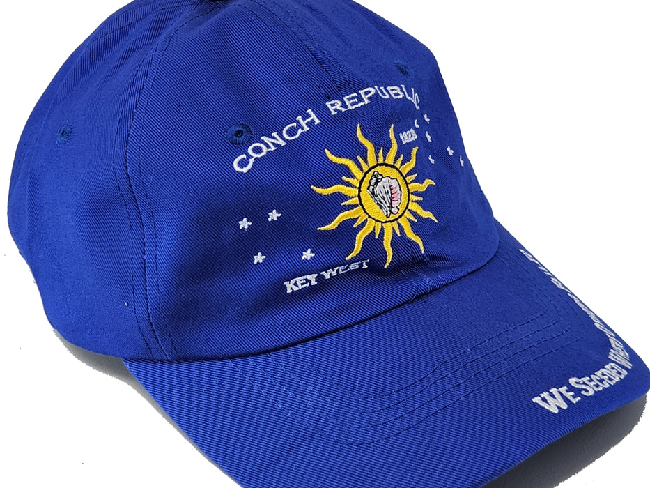 Conch Republic Key West Cap Hat - We Seceded Where Others Failed Embroidered Hat