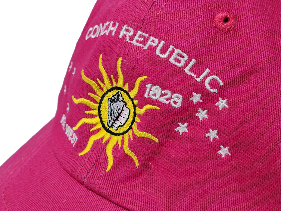 Conch Republic Key West Cap Hat - We Seceded Where Others Failed Embroidered Hat