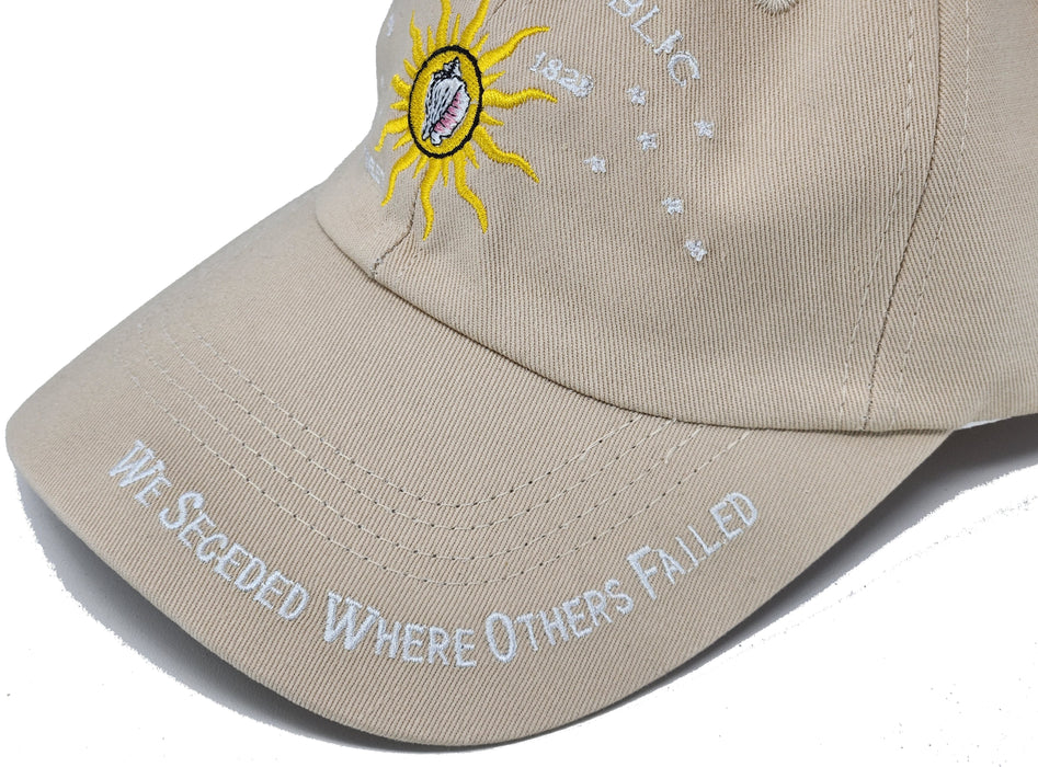 Conch Republic Key West Cap Hat - We Seceded Where Others Failed Embroidered Hat