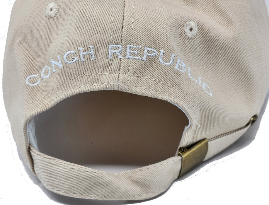 Conch Republic Key West Cap Hat - We Seceded Where Others Failed Embroidered Hat