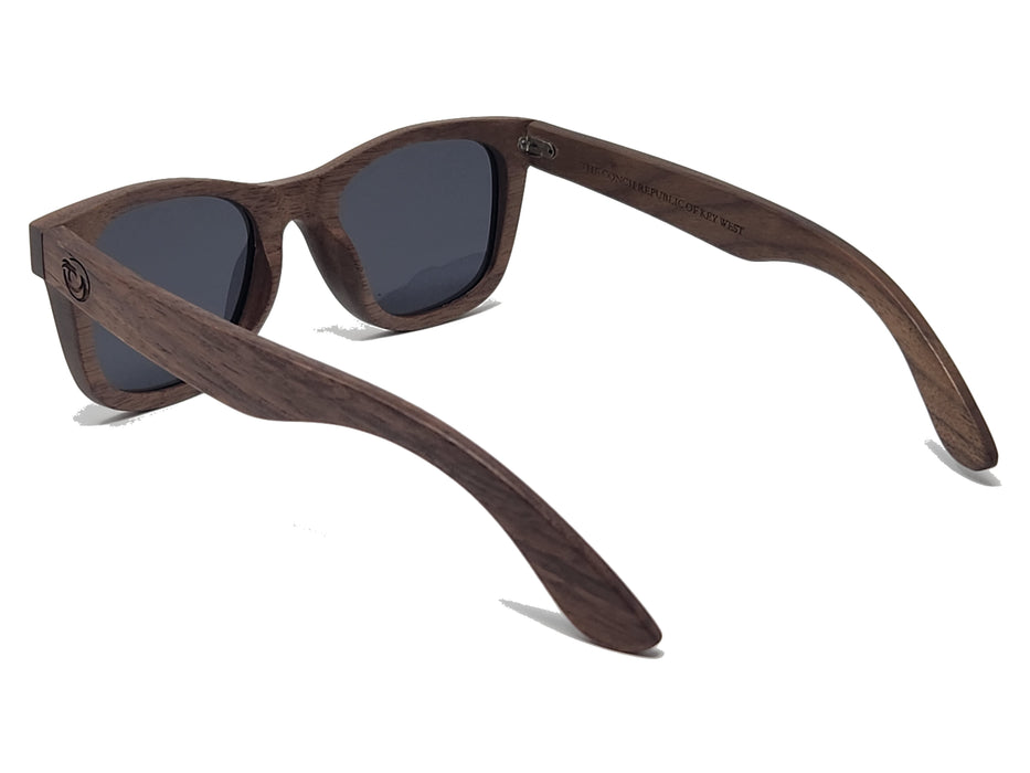 Key West Shades - Wooden Frame Polarized Sunglasses for Men and Women | 100% UVA/UVB Protection