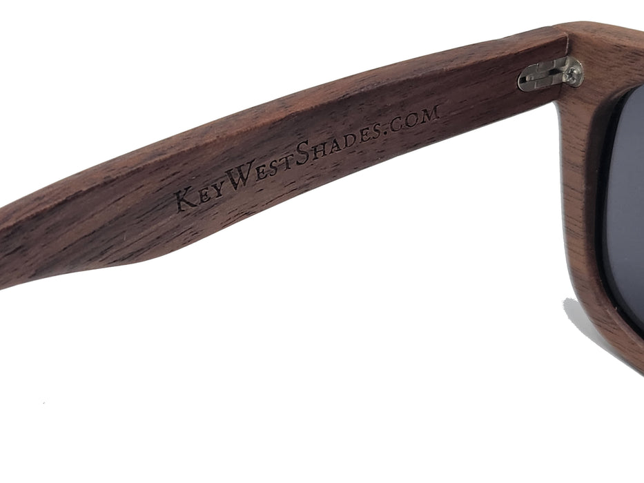 Key West Shades - Wooden Frame Polarized Sunglasses for Men and Women | 100% UVA/UVB Protection