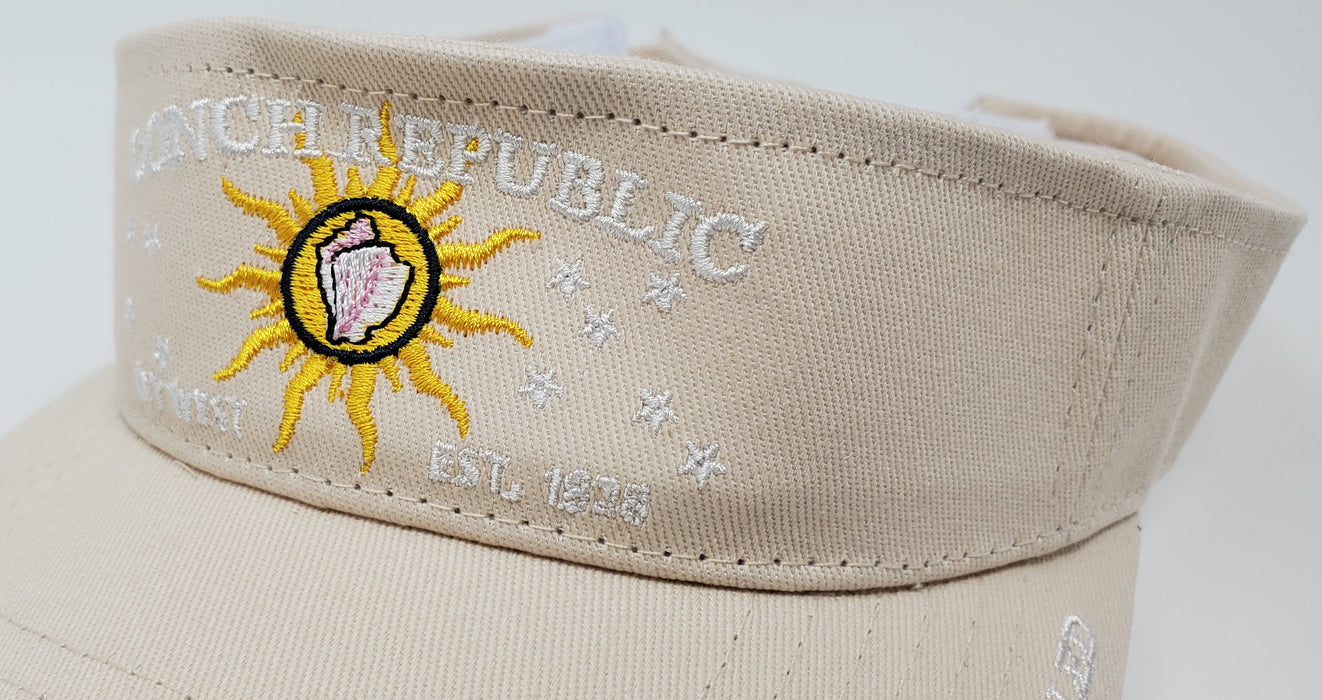 Conch Republic Key West Visors - "We Seceded Where Others Failed" Embroidered Women's Visors w/Free Conch Republic Coozie