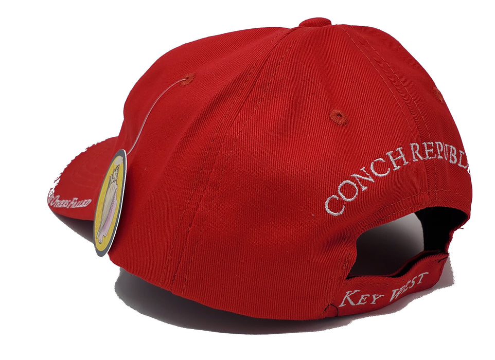 Conch Republic Key West Cap Hat - We Seceded Where Others Failed Embroidered Hat