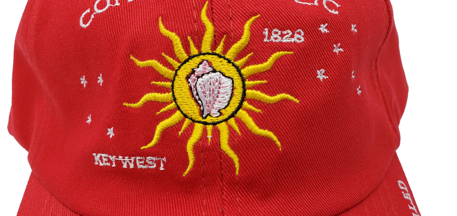 Conch Republic Key West Cap Hat - We Seceded Where Others Failed Embroidered Hat