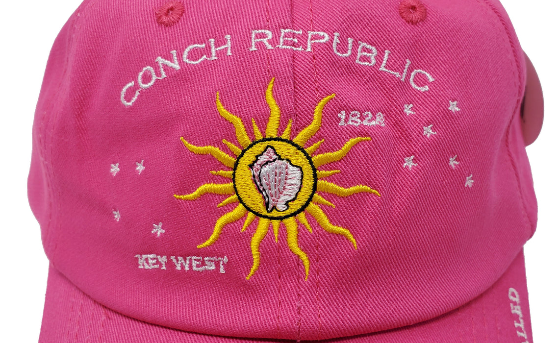 Conch Republic Key West Cap Hat - We Seceded Where Others Failed Embroidered Hat