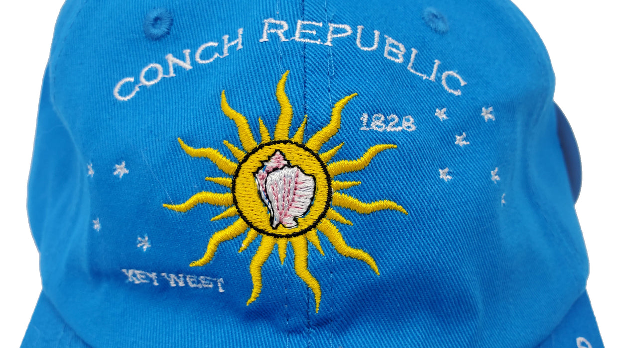 Conch Republic Key West Cap Hat - We Seceded Where Others Failed Embroidered Hat