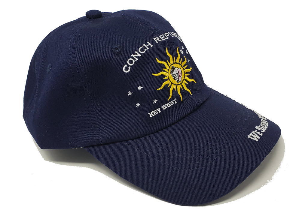 Conch Republic Key West Cap Hat - We Seceded Where Others Failed Embroidered Hat