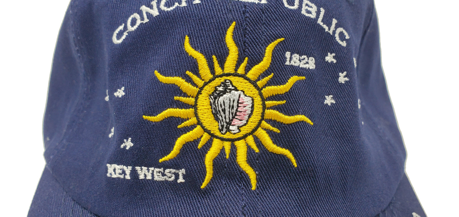 Conch Republic Key West Cap Hat - We Seceded Where Others Failed Embroidered Hat