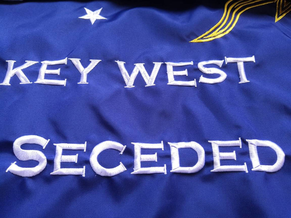 "We Seceded Where Others Failed" 3 ft. x 5 ft. Embroidered Key West Conch Republic Single-Sided Heavy Duty 300D Nylon Flag