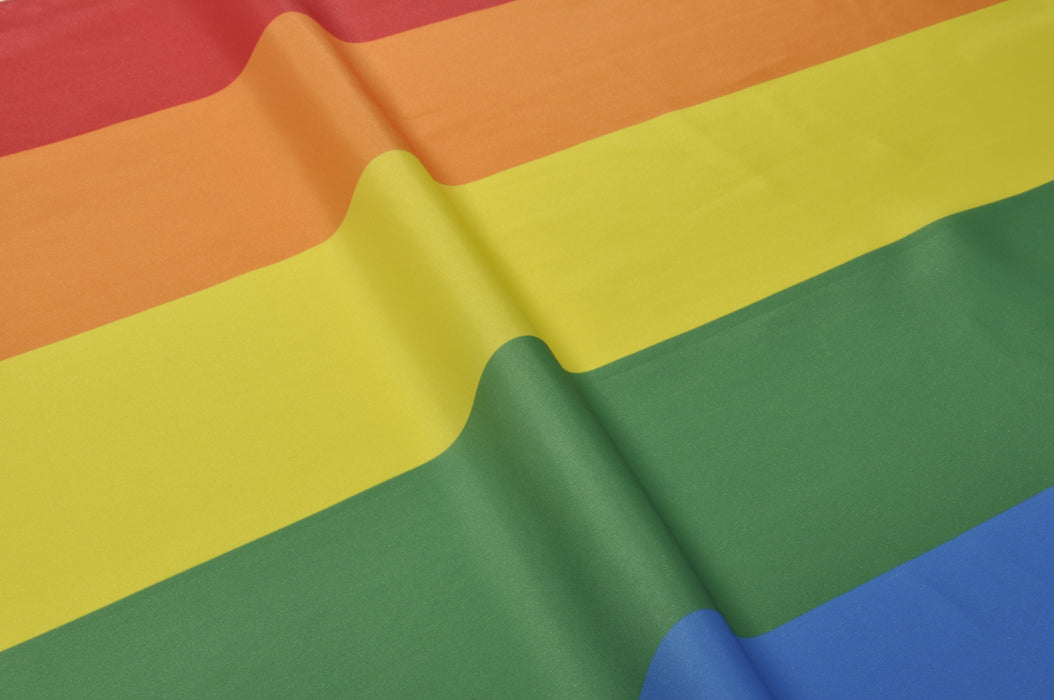 Conch Republic Flag and 8 Stripe Key West Rainbow LGBTQ Gay Lesbian Silk Screen Printed Flag Package
