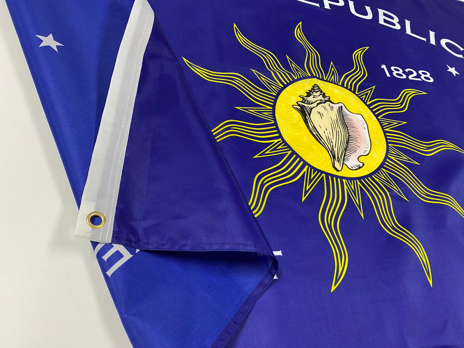 3x Sizes - Conch Republic Independence Flag Combo 12"x18", 2'x3' and 3'x5' from Key West, Florida