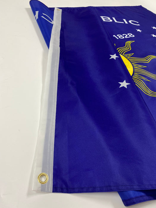 Conch Republic Flag and 8 Stripe Key West Rainbow LGBTQ Gay Lesbian Silk Screen Printed Flag Package